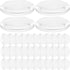 60Pcs 25mm Set iplusmile Optical Glass Double Convex Lens Ground-Edge Safety & Clear View for Light Experiments