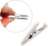 100 PCS Metal Alligator Clips, 43 mm Nickel Plated Spring Clamps for Soldering and Electrical Testing
