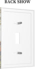 HTSAHKV 3 5 Inch Jungle Giraffe Wall Plate Light Switch Cover Single Gang Outlet Faceplate Print Plate Cover X