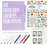 Generic Book and Pen Set - 100 Envelope Savings Challenge Book+Infinite Writing Pencil