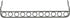 Spectrum Diversified Industrial Gray Pegboard Tool Holder - 1.75" L x 9.25" W