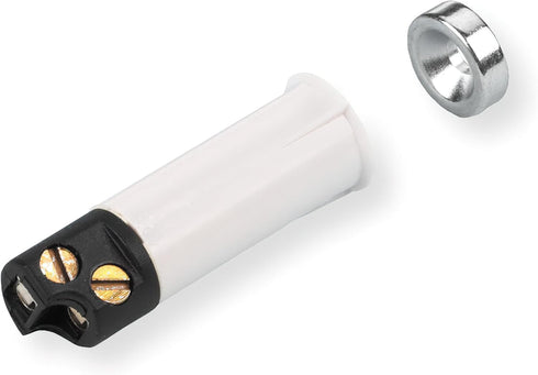 Honeywell 944TRE-WH 3/8" Magnetic Contact with Terminals, Rare Earth Magnet, White, Gap: 1/2" (13mm)