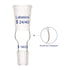 Enlarging Adapter Glass Adapter from 24/40 to 19/22 Glass Joint Lab Glassware Supply