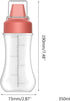 hejhncii 5-Hole Squeeze Bottle Dispenser for Sauces - Perfect for Ketchup and More