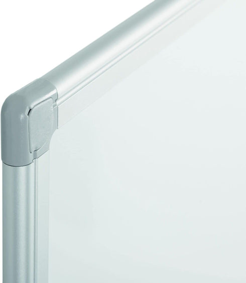 MasterVision Whiteboard Earth, Melamine Dry Erase Board, 18" x 24", Double Sided with Aluminum Frame