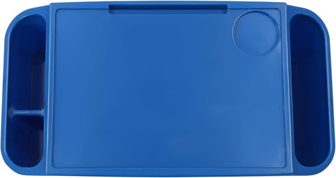 QUSKLISU 6 Kids Lap Desk Tray, Stackable Portable Lap Tray - Multicolor Plastic Table, Breakfast Laptop Trays