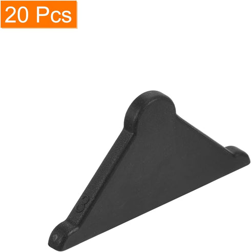 20Pcs 3x50mm uxcell Plastic Corner Protectors Triangle Shape Glass Corner Guards Cushion for Corner Protection