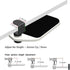 FUZADEL 360 Mouse Platform Clamp On Under Desk Adjustable Mouse Tray Mount Swivel Desktop Shelf Wrist Rest Rotating