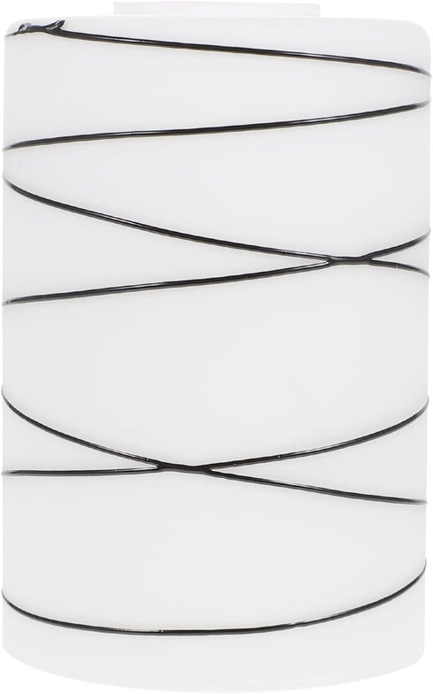 Hanging Glass Lamp Shade Frosted Indoor Ceiling Light Replacement Shade Easy Install