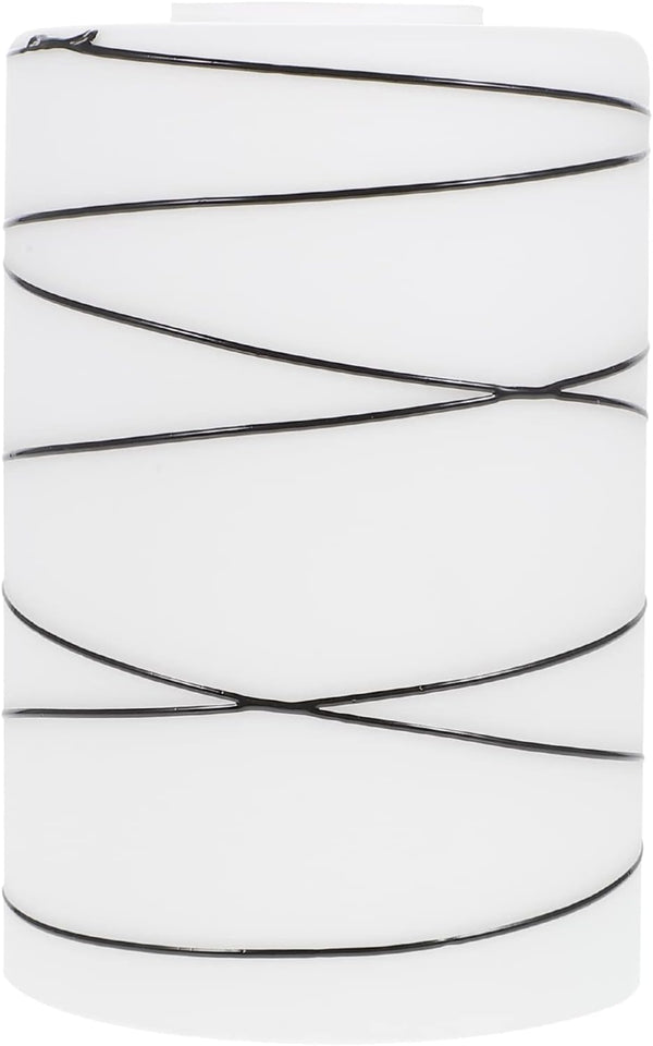 Hanging Glass Lamp Shade Frosted Indoor Ceiling Light Replacement Shade Easy Install