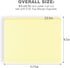 Lineco Archival File Folders, Letter Size, 9.5" x 11.75", Acid-Free, Light Tan, Pack of 50 with Full Cut Tab