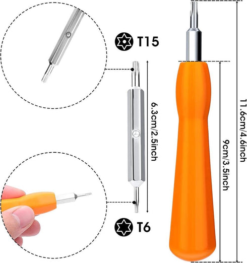 Doorbell Screwdriver Replacement, Double-Ended Bit for All Doorbells Including Video Doorbell Models