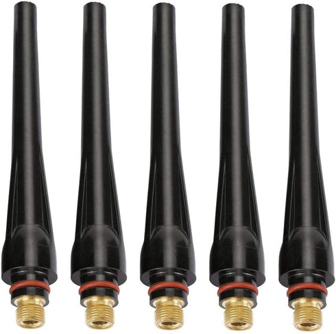 Fafeicy 15pcs Back Caps for TIG Welding Torch WP-17/18/26, High Temperature Resistance (57Y02 Long, 57Y03 Medium, 57Y04