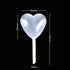 AKOAK 50 Pieces 4ml Disposable Clear Heart Shape Plastic Pipettes, Liquid Injector