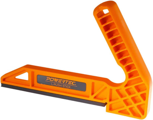 POWERTEC Deluxe Push Stick, Ergonomic Handles Safety Tool for Table Saws, Router Tables, Band Saws & Jointers, 2PK