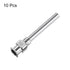 10pcs 10Gauge Stainless Steel Dispensing Needles, 1" All Metal Glue Needle Tube Blunt Tips for Lab Use