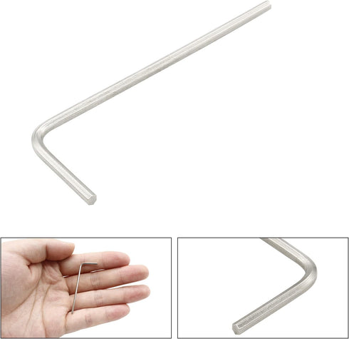 20 Pcs 1.5mm Hex Key Wrench, 1/16" L Shape Allen Wrench, Chrome Vanadium Steel Repairing Tool Set