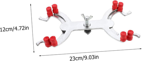 Titration Clamp, Double Buret Clamp, Burette Clip, School Experiment Supply, Aluminum
