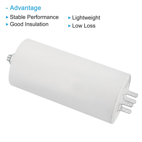 PATIKIL 100uf CBB60 Run Capacitor, AC 250V 4 Pins for Washing Machine and Cleaning Machine Pump Motor