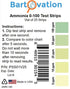 Ammonia Test Strips 0-100 ppm Vial of 25 Strips for Industrial Applications