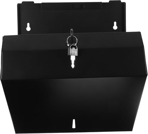 Holibanna Stainless Steel Tissue Hanger Square Bathroom Paper Towel Dispenser for Home