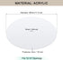 11.5" 3/8" 12-14" Round Lampshade Diffuser, Diameter with Center Hole Diffuser Lamp Shade for Drum Style Lampshades