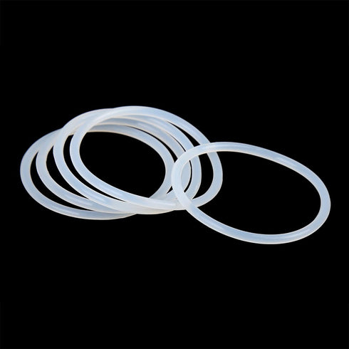 X AUTOHAUX 40mm OD Silicone O-Rings, 35.2mm ID, 2.4mm Width VMQ Seal Gasket for Pipe Repair, Pack of 10