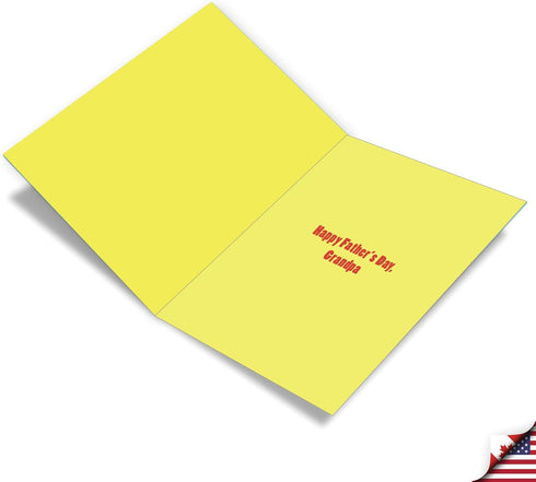 NobleWorks Funny Father's Day Card (8.5 x 11 Inch) - Big Appreciation Notecard for Dads, Stepdads - Big Wish J3456FGG