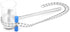 Akozon Stainless Steel Laboratory Beaker Chain Clamp Clip for 80-150mm Dia Beaker Container or Flask Chemical Equipment