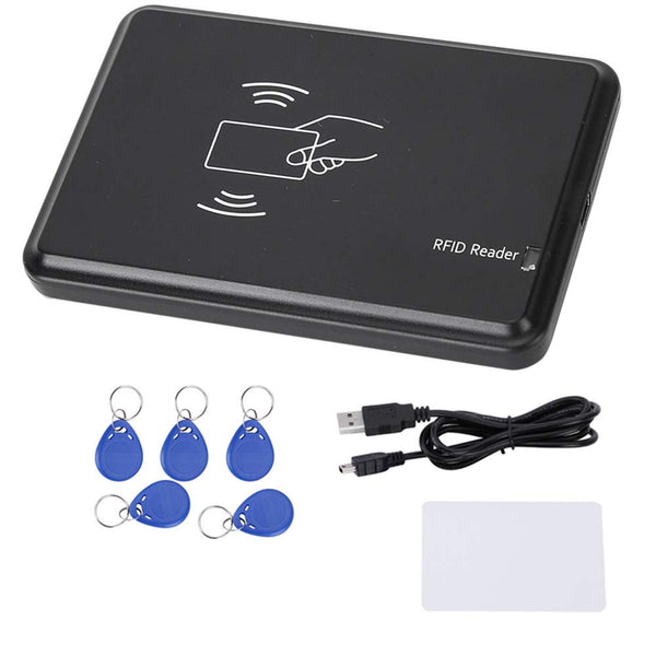 ZZIOLYTHICTRADING 125kHz USB ID Card Reader Writer Copier Duplicator, Card Reader Writer with