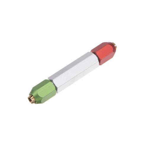 HARFINGTON Aluminum Alloy Pin Gage Handle, 5-6mm Clamping Range, Go No Double End Gauge Handle for Industrial Tools