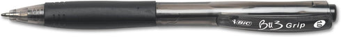 BIC BU3 Retractable Ballpoint Pen, Medium Point (1.0mm), Black, Side Click Retraction For Added Convenience, 36-Count