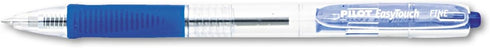 Pilot 32211 EasyTouch Retractable Ball Point Pen, Blue Ink, 0.7mm, Dozen