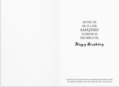 DaySpring - Tony Evans - You Were Made for a Purpose, 12 Birthday Boxed Cards & Envelopes, 4 Design Assortment with