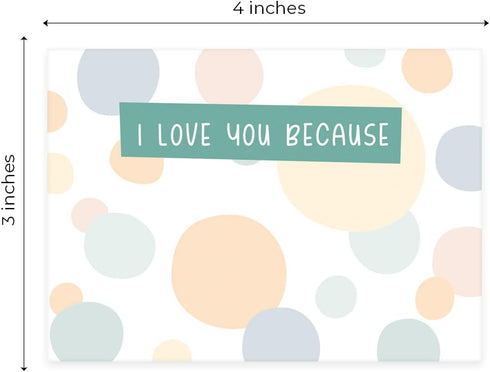 Lunch Box Fill in Sticky Note Assortment, 4" x 3" Encouragement Repositionable Sticky Notes, Set of 6 Love Pads