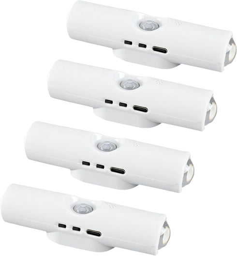 HIDEZHI Rechargeable Smart LED Motion Sensor Ambient Light, Rechargeable Dynamic RGB LED Wall