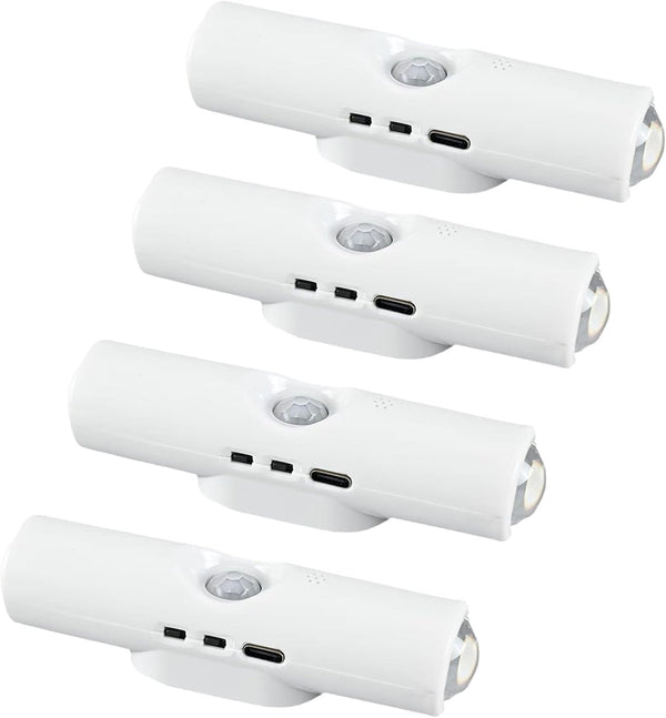 HIDEZHI Rechargeable Smart LED Motion Sensor Ambient Light, Rechargeable Dynamic RGB LED Wall