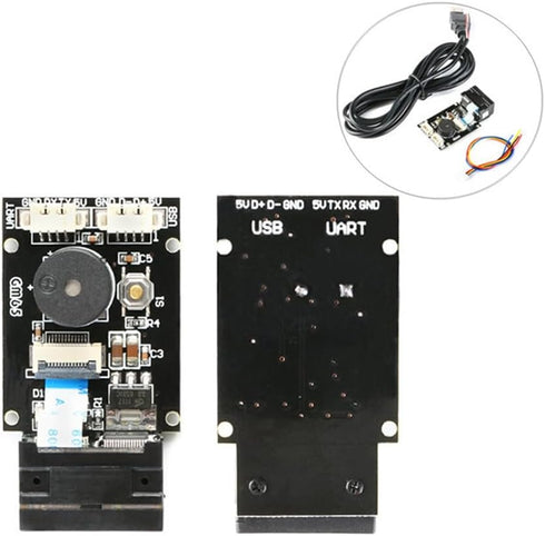 Bloepum GM65 1D 2D CMOS USB Wired Barcode Scanner Bar Code Reader QR Code Reader Module Buzzer for Reminding with Cable