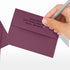 LUXPaper A2 Invitation Envelopes, Peel & Press, 4 3/8" x 5 3/4", Vintage Plum, 80lb. Text, 50 Qty