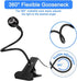 Meitawilltion 3W UV LED Desk Light,Flexible Gooseneck and Clamp Mini Desk Light with Switch,Portable Glue Curing Lamp