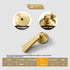 PIYYQNY 2 Pack 57mm) Cabinet Knobs Drawer Knobs Brass Pendant Handle Gold Drawer Handle Bedroom Wardrobe Bedside Table