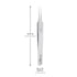 Excelta Tweezers - Anti-Magnetic Stainless Steel, Tapered Ultra-Fine Points for Microscopy Work