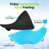 Seat Cushion, Ergonomic U-Shape Office Chair & Car Pad with Memory Foam, Gel Cooling, Removable Washable Cover & Lumbar