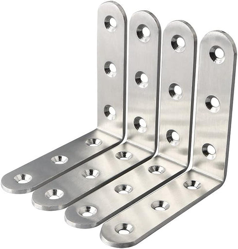 Generic L-Shaped Shelf Bracket Corner Shelf Angle Bracket Wall Mount 85mm * 85mm