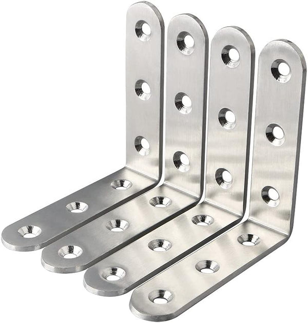 Generic L-Shaped Shelf Bracket Corner Shelf Angle Bracket Wall Mount 85mm * 85mm