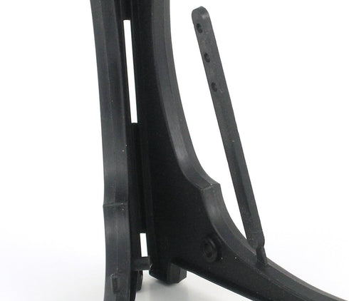 Black Plastic Easels with Locking Bar - Pack of 15 Pieces, 4"H for Displaying Items