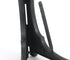 Black Plastic Easels with Locking Bar - Pack of 15 Pieces, 4"H for Displaying Items