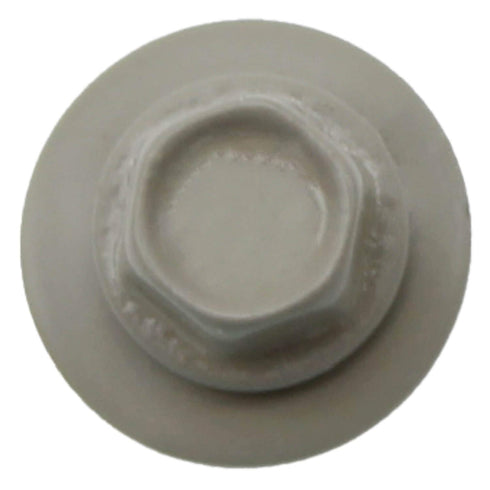 Metal ROOFING SCREWS: (250) 10 x 1" Ash Gray Hex Head Sheet Metal Roof Screw with EPDM Washer