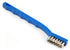 Forney 70488 Wire Brush, Stainless Steel with Plastic Handle, 7-1/4-Inch by .006-Inch, Blue