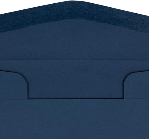 JAM PAPER #10 Business Premium Envelopes, 100/Pack, 4 1/8 x 9 1/2, Navy Blue